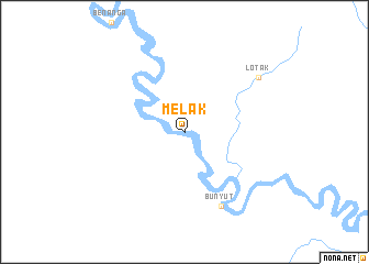 map of Melak