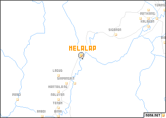 map of Melalap