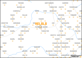 map of Melala
