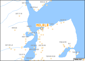 map of Melala