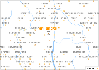 map of Melan-ashe