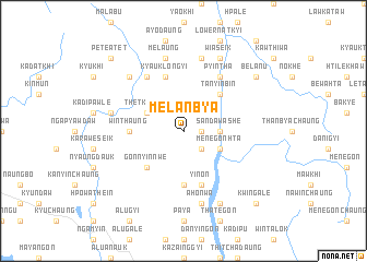 map of Melanbya