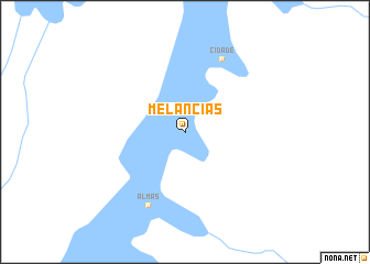 map of Melancias