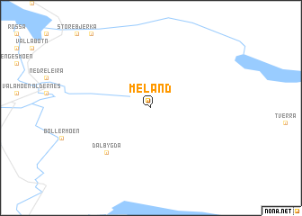 map of Meland