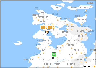 map of Meland