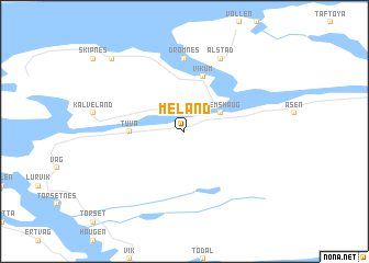 map of Meland