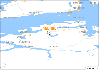 Meland (Norway) map - nona.net