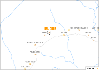 map of Melané