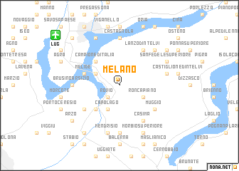 map of Melano