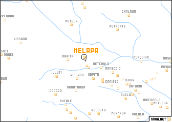 map of Melapa