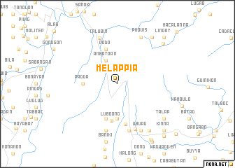 map of Melappia