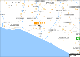 map of Melara