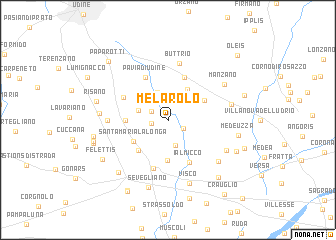 map of Melarolo