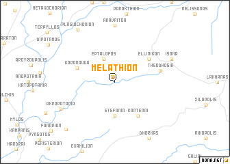 map of Meláthion