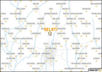 map of Melati