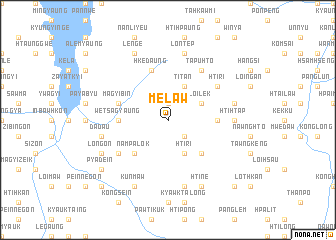map of Melaw