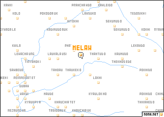 map of Melaw