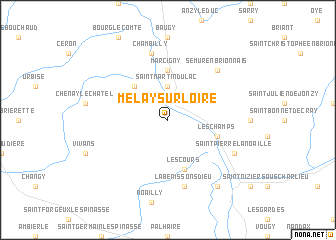 map of Melay-sur-Loire