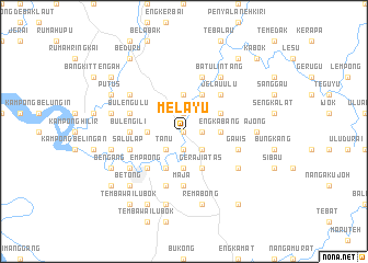 map of Melayu