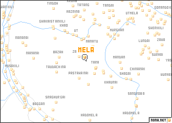 map of Mela