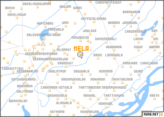 map of Mela