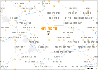 map of Melbach