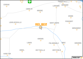 map of Melber