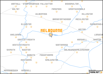 map of Melbourne