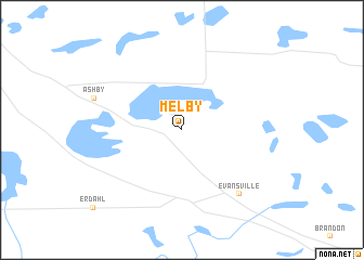 map of Melby