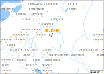 map of Mélcher