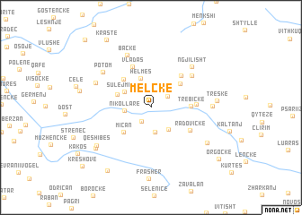 map of Melckë