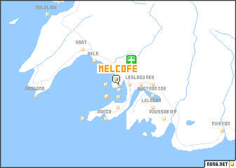 map of Melcofé