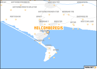 map of Melcombe Regis