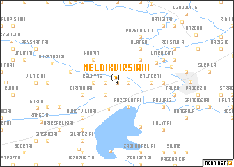 map of Meldikviršiai II