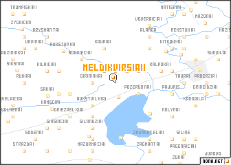 map of Meldikviršiai I