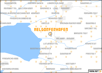 map of Meldorfer Hafen