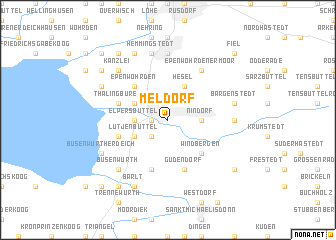 map of Meldorf