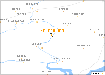 map of Melechkino