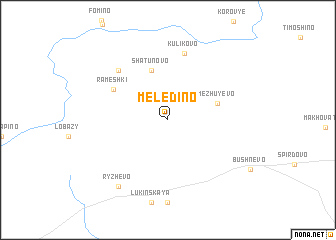 map of Meledino