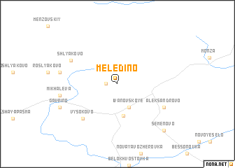 map of Meledino