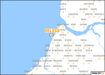 map of Melega
