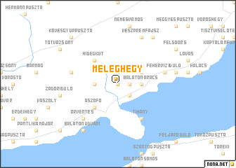 map of Meleghegy