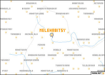 map of Melehabitsy