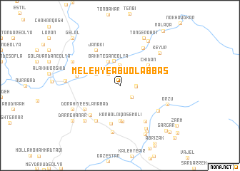 map of Meleh-ye Abū ol ‘Abbās