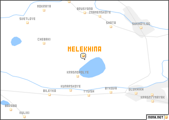 map of Melekhina