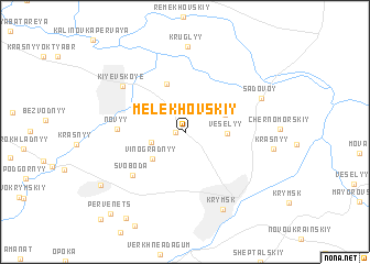 map of Melekhovskiy