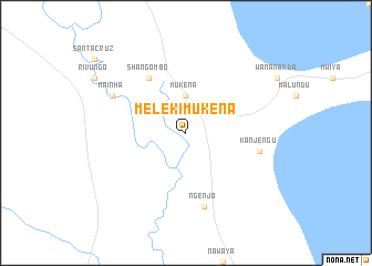 map of Meleki Mukena
