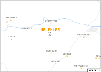 map of Melekles