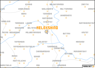 map of Melekshino