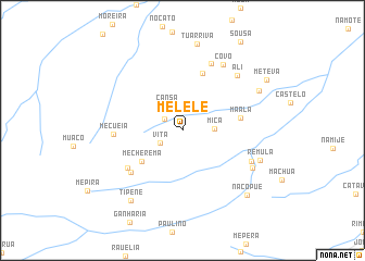 map of Melele